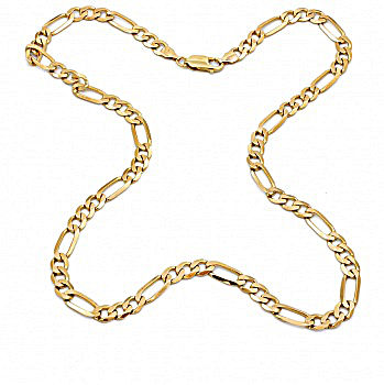 9ct gold 19 inch Figaro Chain